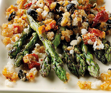 Warburtons Roast Asparagus with Crispy Crumbs